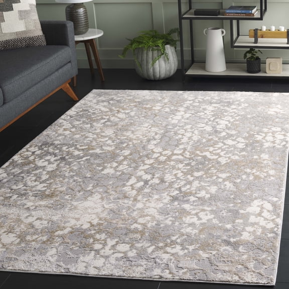 Safavieh Lagoon Elisie Abstract Area Rug, Ivory/Gray, 5'3" x 7'6"