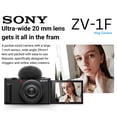 thumbnail image 3 of Cámara de vlogs Sony ZV-1F para creadores de contenido y vlogueros, 3 of 7