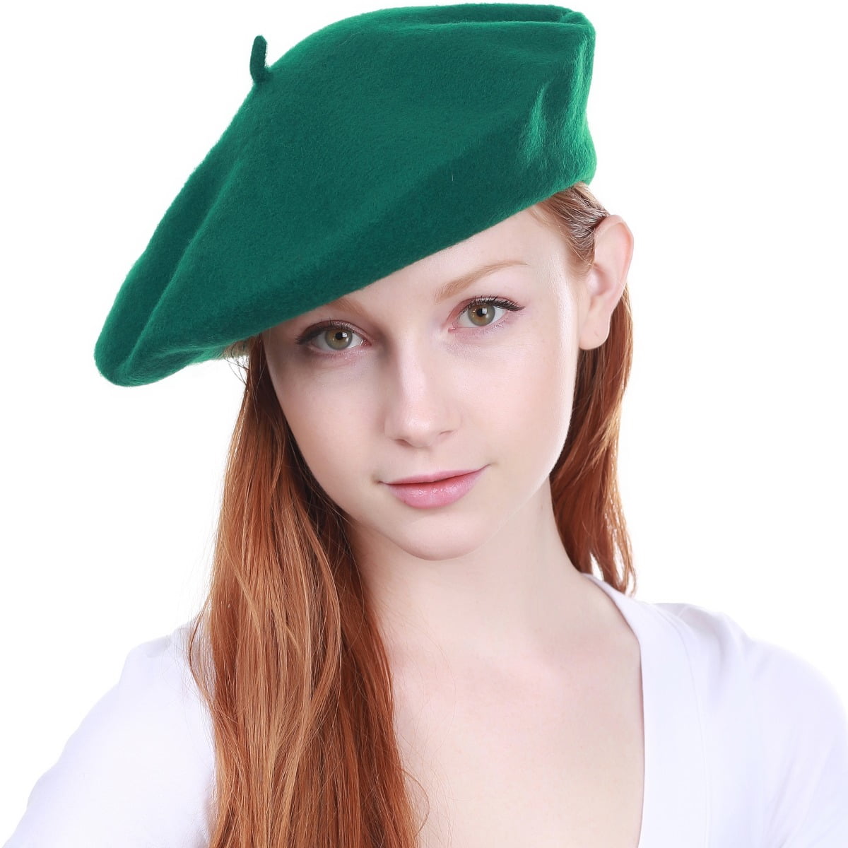 New Women's Warm 100 Wool Fashion French Berets Tam Beanie Slouch Hat