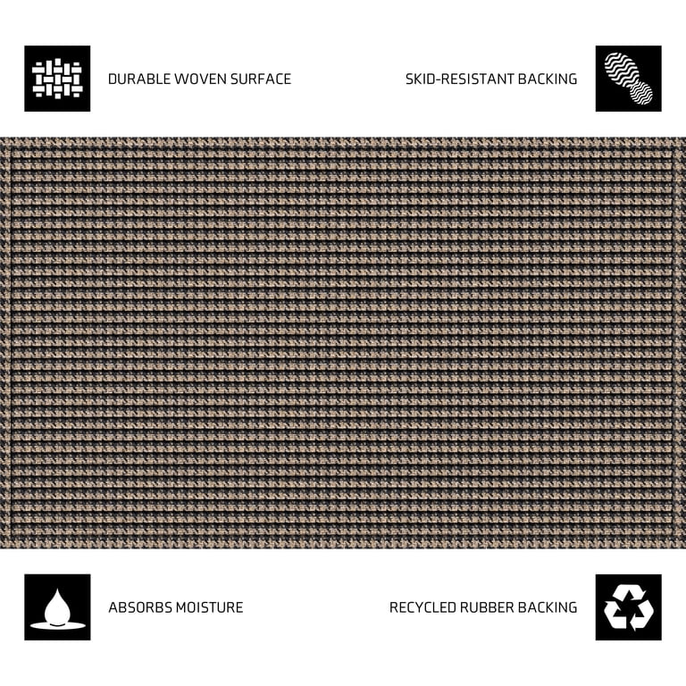 Mainstays Scottsdale Recycled Rubber Doormat, 18" x 30" photo 3