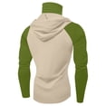 thumbnail image 4 of Men's UV Protection Sun Hoodie Color Block UPF 50+ Long Sleeve Fishing Shirt Lightweight Hiking Rash Guard, 4 of 4