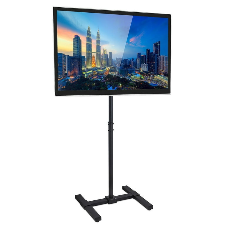 Free Shipping Mount It Portable TV Floor Stand Fits 13 42 inch TVs Height Adjustable Tilt Walmart