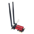 thumbnail image 1 of Adaptador inalámbrico CUTICAT para PC PCIe 1200Mbps con antenas dobles 8dBi para Win7 Win11, 1 of 8