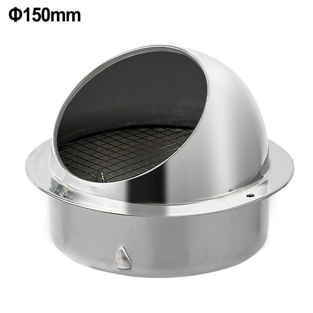 304 stainless steel range hood weatherproof cap thickened and thickened dense