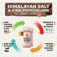 thumbnail image 6 of Himalayan Salt & Pink Peppercorn Finisher by Flavor God, Pack of 2 - Premium All Natural & Healthy Spice & Seasoning Blend for Beef & Chicken - Zero Carbs, Great Flavor Spices and Seasoning Gift, 6 of 6