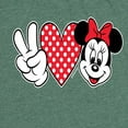 thumbnail image 3 of Mickey & Friends - Peace Love Minnie - Women's Short Sleeve Graphic T-Shirt, 3 of 5