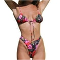 thumbnail image 1 of Daisyyozoid Maillots de Bain pour Femmes Liquidation Mode Décontractée Imprimé Taille Fine Bikinis Ensembles, 1 of 4