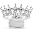 thumbnail image 2 of Queen Crown Rhinestone Wedding Crowns and Tiaras for Women Costume Party Hair Accessories Princess Birthday Crown Crystal Bridal Crown, 2 of 12