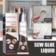 thumbnail image 3 of Pegamento para reparación de telas, 50 ml, líquido para coser, líquido adhesivo instantáneo para coser, pegamento para coser para múltiples telas, como se muestra, como se muestra, 3 of 5