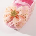 thumbnail image 6 of Bowknot Baptism Christening Shoe and Headband Set for Baby Girl, 6 of 8