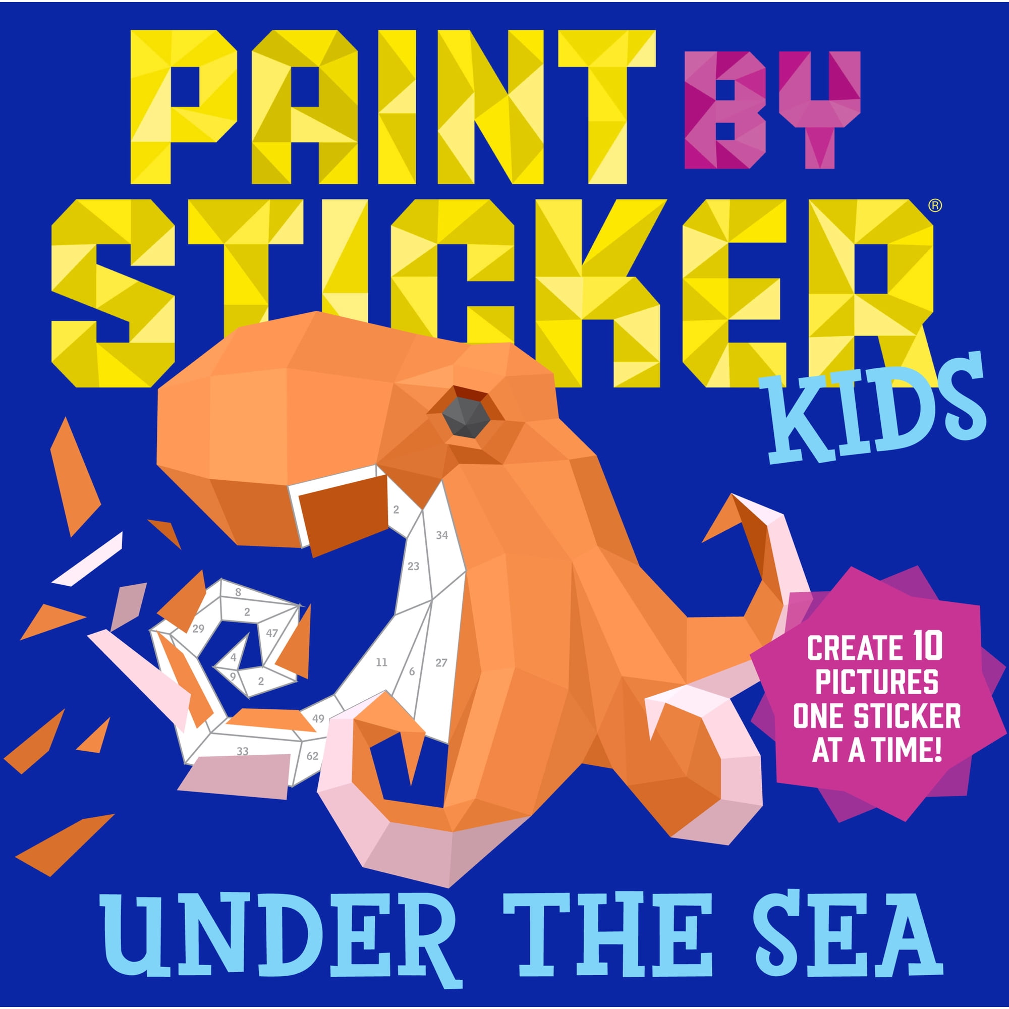 Workman Publishing, Paint by Sticker Series, Under the Sea