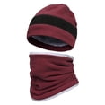 thumbnail image 1 of Two In One Winter Warm Face And Hat Unisex Knit Cap And Neck Gaiter Set For Outdoor Use Warm Lined Headwear, 1 of 7