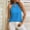 Black, variant on Ichuanyi Tank Top for Women, Summer Women Fashion Casual Summer Halter Tie Chiffon Tank Sleeveless Vest Top Blouse