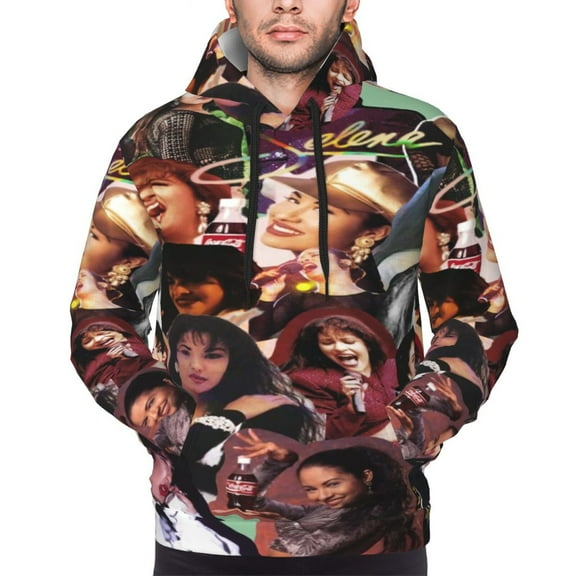 Unsiex Selena Quintanilla Hoodie Cartoon Pullover Hoodies 3D Graphic Hooded Sweatshirts For Men Women