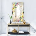 thumbnail image 5 of DESIGN ART Designart 'Efflorescent Gold Simple 13' Traditional Mirror - Printed Wall Mirror 23.7in.x31.5in., 5 of 5