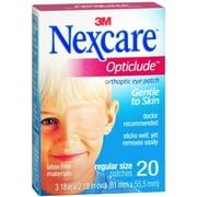 3M 1539 Nexcare Opticlude Orthoptic Eye Patch Regular 3.18 in. x 2.18 in (4 Boxes of 20)
