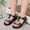 Black, variant on Viluyesy Girls Soft-Soled Crystal Jelly Shoes Princess Style Summer Sandals for Toddlers & Kids, Beach & Casual Wear Black Size 11