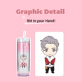 thumbnail image 2 of BTS TinyTAN Official Licensed BTS Product Ice Cup Tumbler 11.8 oz - RM, 2 of 5