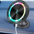 thumbnail image 2 of Fast Magnetic Charging Holder with LED Light Phone Stand for 16 15 Car Dashboard Air Vent Stand Rotating Stand, 2 of 8