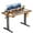 Rustic Brown, variant on 40" x 24" Electric Height Adjustable Standing Desk with Memory Presets, Ergonomic Sit-to-Stand Desk for Home Office, Natural