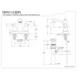 thumbnail image 3 of Kingston Brass FB7618DPL Robinet de Lavabo Paris Centerset 4 Po, Nickel Brossé, 3 of 3