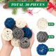 thumbnail image 2 of 30 Piezas Bolas Decorativas Para Tazón Centro de Mesa Bolas De Mimbre De Mimbre 1.8 Pulgadas Blanco Gris Azul Bolas Decoración Florero Relleno Orbes Esferas Rellenos De Tazón Hogar De, 2 of 5