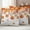 Orange, variant on Orange Pumpkins Fall Outdoor Waterproof Pillow Covers, Rustic Thanksgiving Maple Leaf Decorative Square Throw Pillowcase Sofa Cushion Sham for Patio/Couch/Chair, 26"x26" 2 Pack