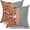 Burnt Orange Navy Blue, variant on Yellow Navy Blue Pillow Covers 18x18 Set of 2 Gray Dahlia Decorative Striped Throw Pillows Modern Geometry Flower Decorative Pillowcase Square Cotton Cushion Case Decor for Home Sofa Couch Bed