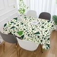 thumbnail image 2 of Yayeee Tablecloths 54" x 54" Rectangle Wrinkle Resistant Party Table Cover, Green Triangles Pattern, 2 of 8