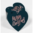thumbnail image 2 of Inkdotpot Real Rose Gold Foil Merry Christmas Tag Favor Hang Paper Tag 100 Pieces, 2 of 8