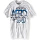 thumbnail image 1 of Aeropostale New York Aero Graphic playera para hombre, color blanco, XS, 1 of 1