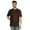 Brown, variant on Mens Crew Neck Cotton T-Shirt Basic Shirts Casual Short Sleeve Tee Shirts