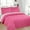 Hot Pink, variant on 3 Piece Floral Embroidered Quilted Bedspread-Beautiful Stitching- Lightweight Bedspread Set Queen/King Size