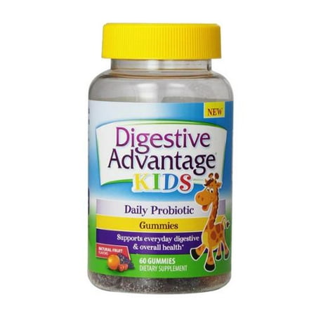 Digestive Advantage Daily Probiotic gélifiés pour les enfants, 60 count (Lot de 2)