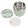 thumbnail image 2 of 1.2L Thermal Lunch Box Bento Box Set 304 Stainless Steel for Kids Teens Adults Insulated Lunch Containers Green, 2 of 6