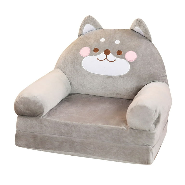 Cute Animals Plush Chair Cushion Child Seat Cushion Sofa Back Pillow Soft  Mat