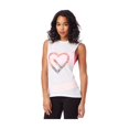 thumbnail image 1 of Aeropostale Womens Icon Open Back Tank Top, White, Juniors, Small, 1 of 3
