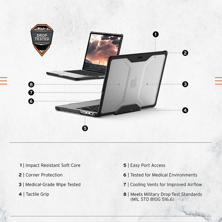 UAG Designed for MacBook Pro 14 Case 2021-2023 A2918 A2992 M3/M3