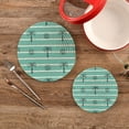 thumbnail image 2 of Palm Tree 2 Pack Pot Holders Trivets, Heat Resistant Hot Pads for Kitchen Table Decoration Trivets for Hot Dishes/Pot/Bowl/Teapot/Hot Pot Holders, 7" + 9.45", 2 of 7