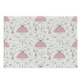 thumbnail image 1 of Cartoon Cutting Board, Pattern with Accessories of Cartoon Mystic Candles Bouquet Dress Shows, Decorative Tempered Glass Cutting and Serving Board, Large Size, Rose Pale Pink White, by Ambesonne, 1 of 1