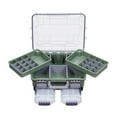 thumbnail image 2 of Caja de pesca Caja de accesorios de pesca Caja de almacenamiento multifuncional Organizador Verde, 2 of 8