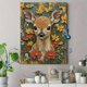 thumbnail image 4 of Qisvanset Framed Canvas Wall Art 12x16 Inch Wildflower Fawn Woodland Nature Lover Art, 4 of 5