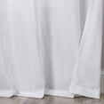 thumbnail image 5 of Superior Noor Semi-Blackout Chenille Curtains, Set of 2 Panels, 52" x 63", White, 5 of 11