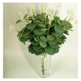 thumbnail image 5 of "50pc Hojas Artificial De Eucalipto Plantas Artificial Ramas Lab.G Color Blanco/verde ", 5 of 5