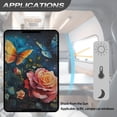thumbnail image 5 of Yuyamidu Butterfly RV Door Window Shade Cover Rose Privacy Screen Door Curtains for RV Door Window Insulated Camper Window Shades for Travel Trailer Motor Home, 5 of 7