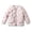 Beige, variant on Girls V-Neck Inner Down Jacket, Lightweight Open Front Layering Coat, Nylon Warm Casual Outerwear for Kids Daily Layering (Purple, 3-4 Years)