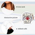 thumbnail image 5 of Game Day Sweatshirt Women Funny Football Print Sweatshirts Pullover Shirt, 5 of 6