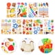 thumbnail image 2 of KAKOWELY hojas de calcomanías decorativas para ventana de fiesta de Hanukkah, calcomanías de Hanukkah para ventana, 2 of 5