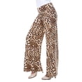thumbnail image 6 of Women's Cheetah Printed Palazzo Pants, 6 of 9