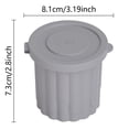 thumbnail image 1 of Molde de silicona for bandeja de hielo con prensa abatible y cubo de hielo de almacenamiento grande, fabricante de cubitos de hielo congelados cilíndricos, 1 of 2